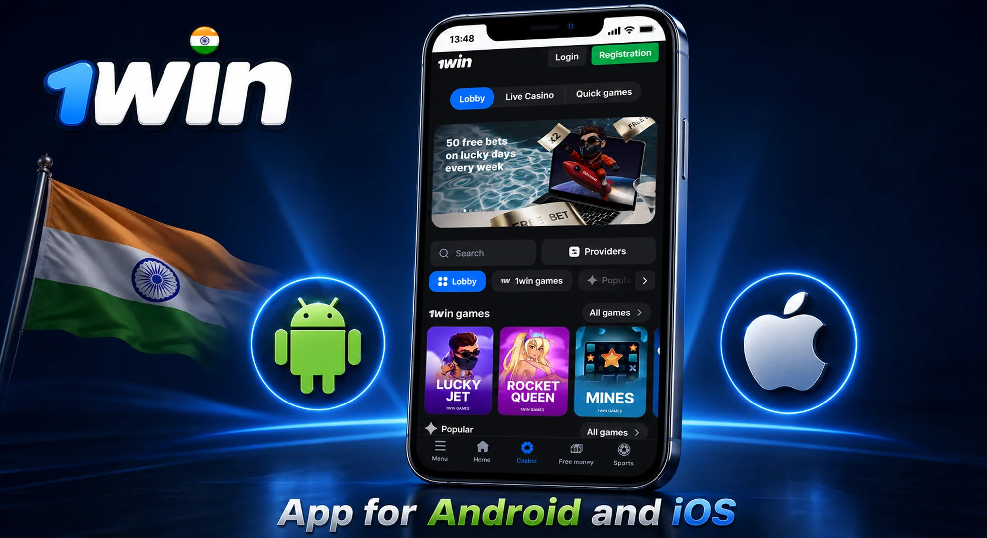 1win app for android and ios